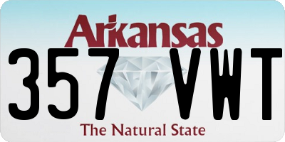AR license plate 357VWT