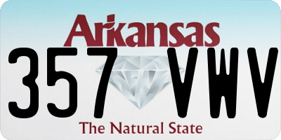 AR license plate 357VWV