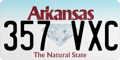 AR license plate 357VXC