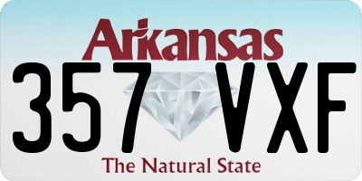 AR license plate 357VXF