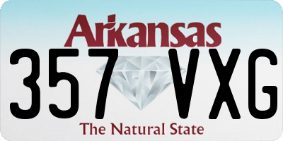 AR license plate 357VXG