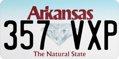 AR license plate 357VXP