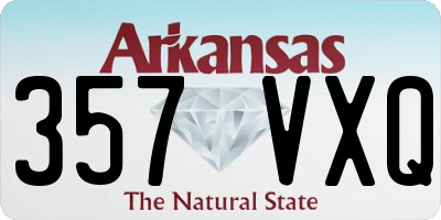 AR license plate 357VXQ
