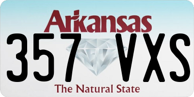 AR license plate 357VXS