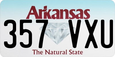 AR license plate 357VXU