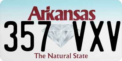 AR license plate 357VXV