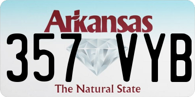 AR license plate 357VYB