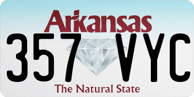 AR license plate 357VYC