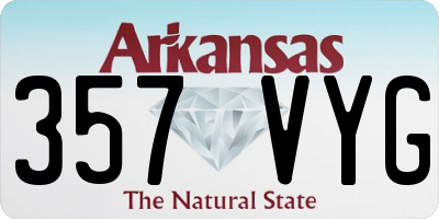 AR license plate 357VYG