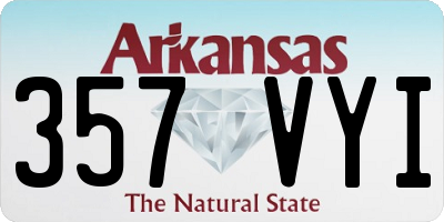AR license plate 357VYI