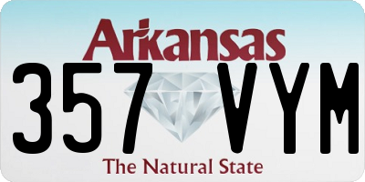 AR license plate 357VYM