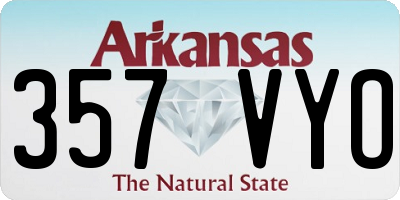 AR license plate 357VYO