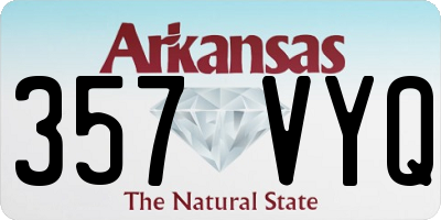 AR license plate 357VYQ