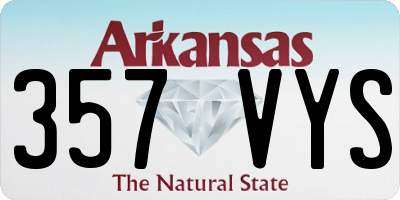 AR license plate 357VYS