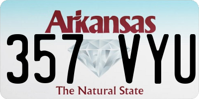 AR license plate 357VYU