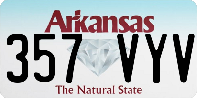 AR license plate 357VYV