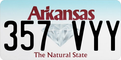 AR license plate 357VYY