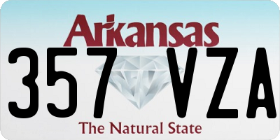 AR license plate 357VZA