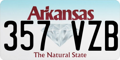 AR license plate 357VZB