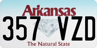 AR license plate 357VZD