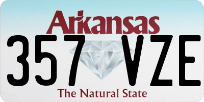 AR license plate 357VZE