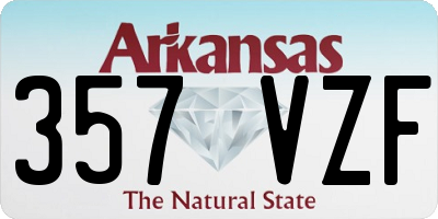 AR license plate 357VZF