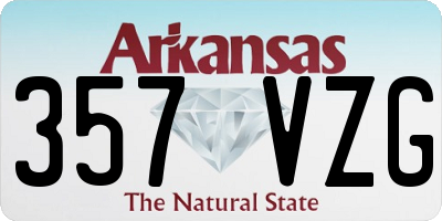 AR license plate 357VZG