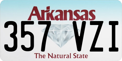 AR license plate 357VZI