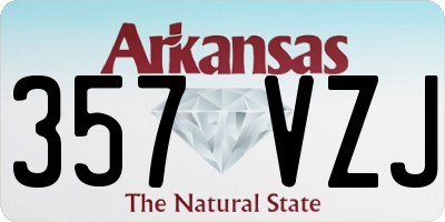 AR license plate 357VZJ