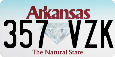 AR license plate 357VZK