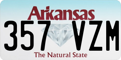 AR license plate 357VZM