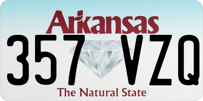 AR license plate 357VZQ