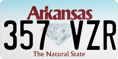 AR license plate 357VZR