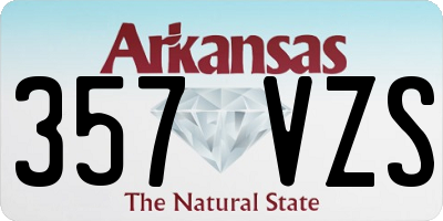 AR license plate 357VZS