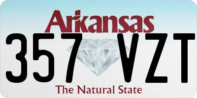 AR license plate 357VZT
