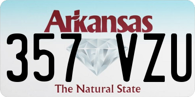 AR license plate 357VZU