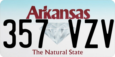 AR license plate 357VZV