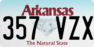 AR license plate 357VZX