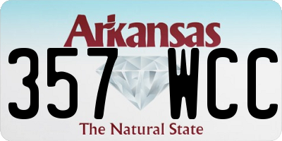 AR license plate 357WCC