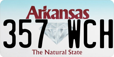AR license plate 357WCH