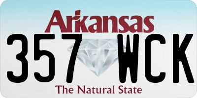AR license plate 357WCK