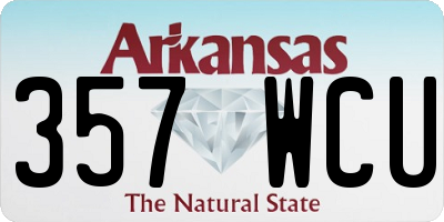 AR license plate 357WCU