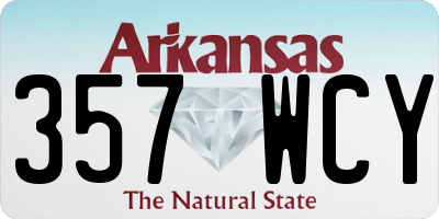 AR license plate 357WCY