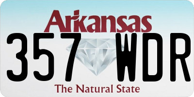 AR license plate 357WDR