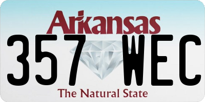 AR license plate 357WEC