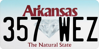 AR license plate 357WEZ