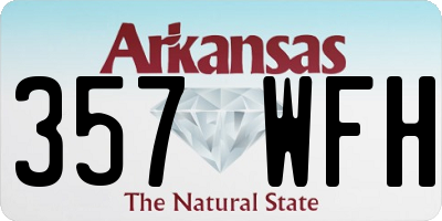 AR license plate 357WFH