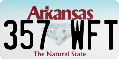 AR license plate 357WFT