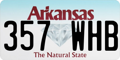 AR license plate 357WHB