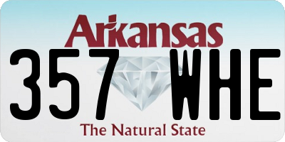 AR license plate 357WHE